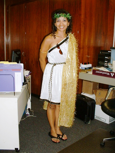 Greek Goddess Office Halloween Costume