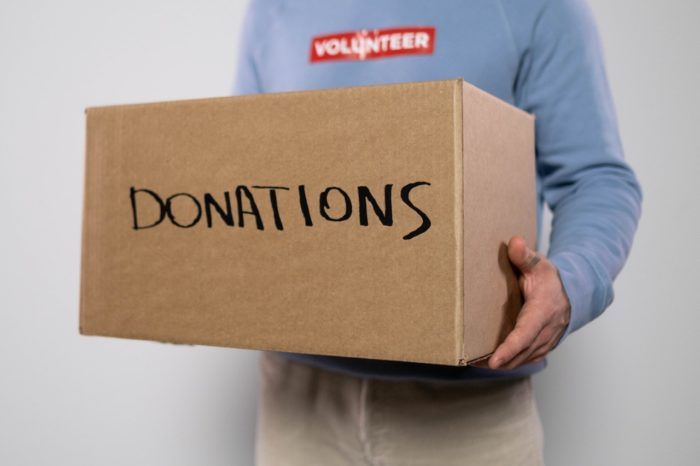 office donation drive volunteer